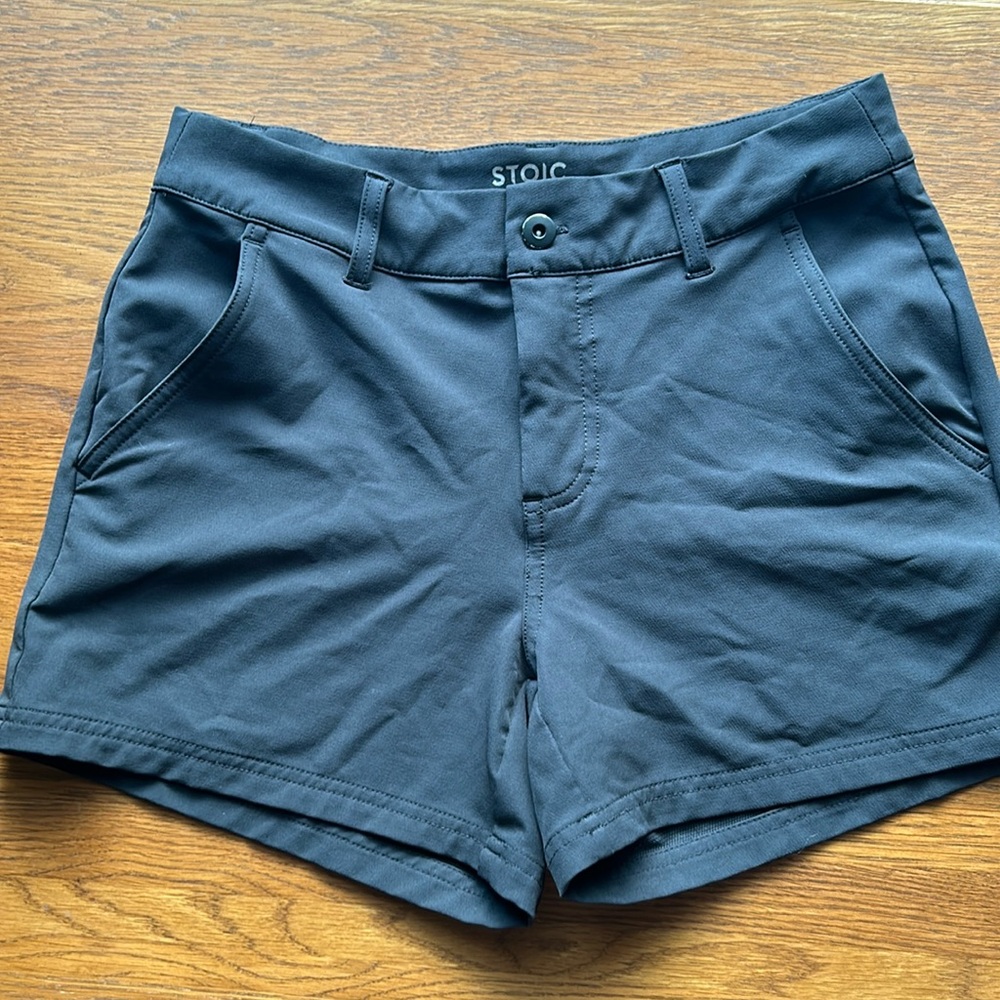 Stoic Black Stretch Golf Shorts Size 4
